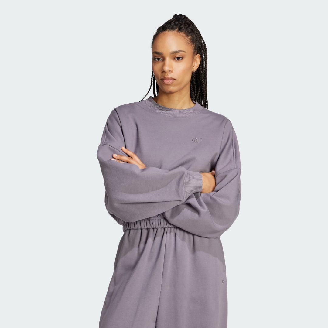Суитчър adidas Performance Premium Essentials Oversized Лилаво | IY9709, 0