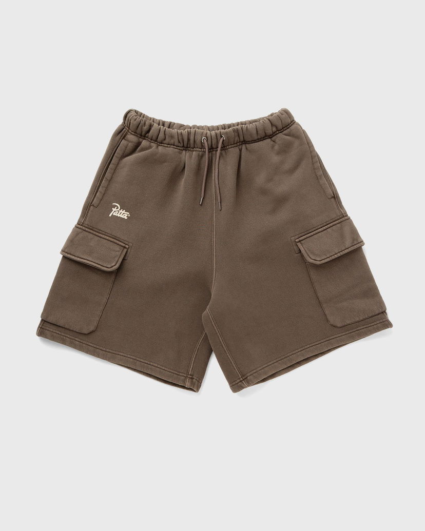 Къси панталони Patta Classic Washed Cargo Jogging Shorts Зелено | POC-SS24-2050-332-0207-063