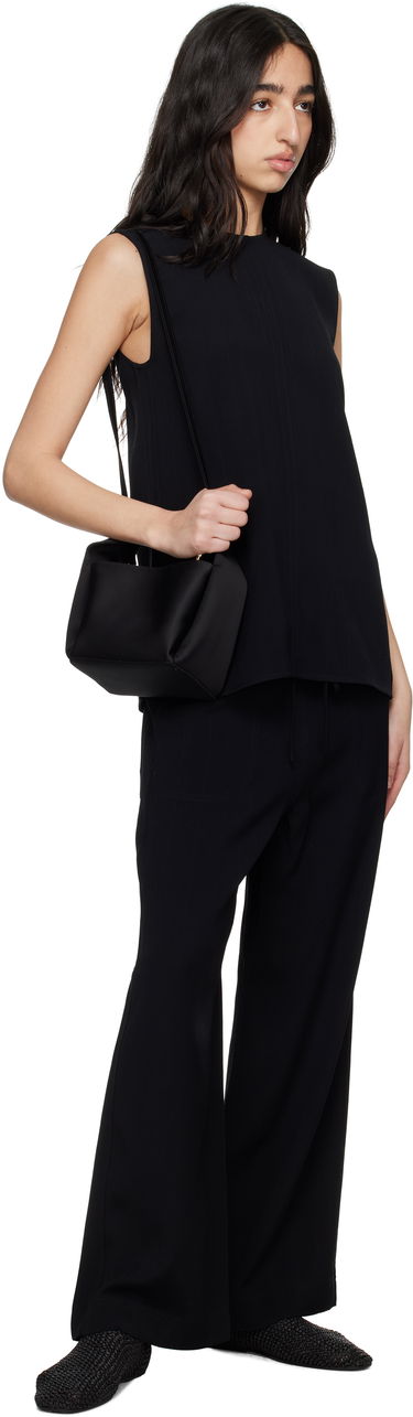 Дамска чанта TOTEME TOTEME Petite Satin Bucket Bag Черно | 252-WAL0077-FB0391, 3