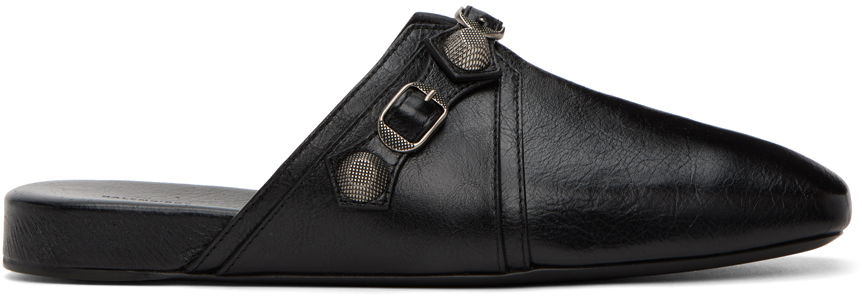 Кецове и обувки Balenciaga Cosy Cagole Slippers "Black" Черно | 716613-WAD4E-1008, 0