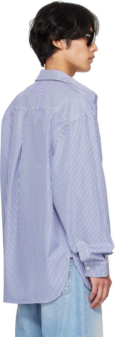 Риза Rhude Rhude Side Logo Long Sleeve Shirt Синьо | RHPF25SR10012, 2