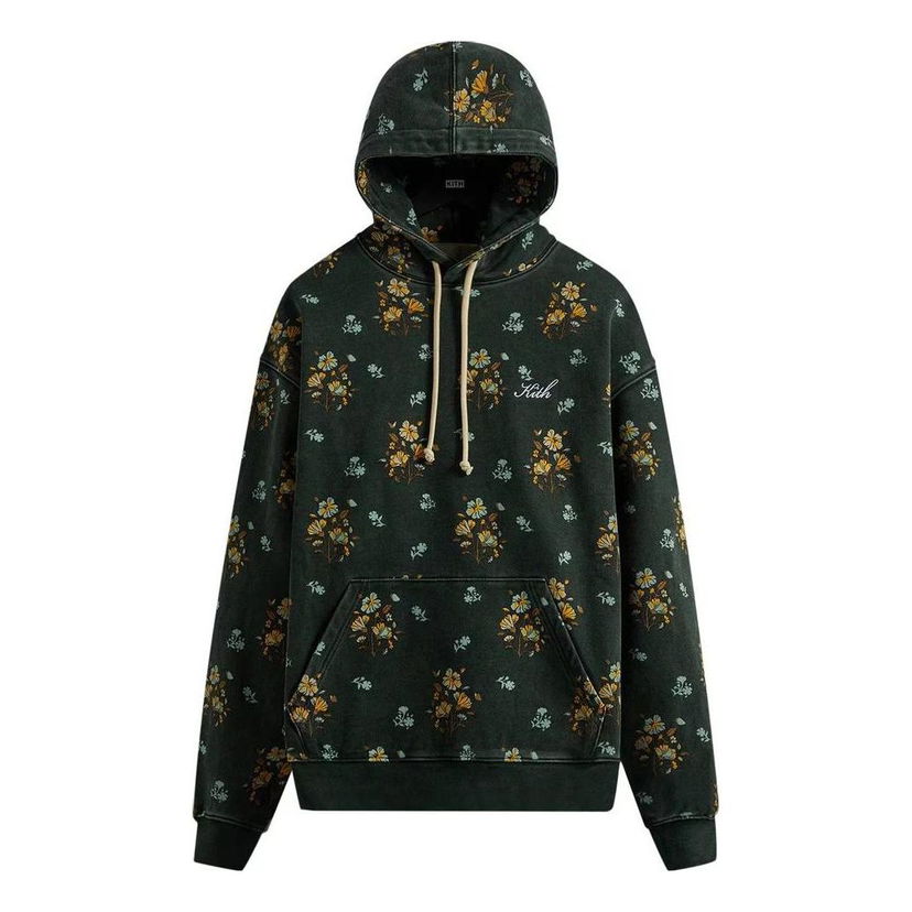 Суитчър KITH Floral Williams III Hoodie Зелено | KHM030295-302