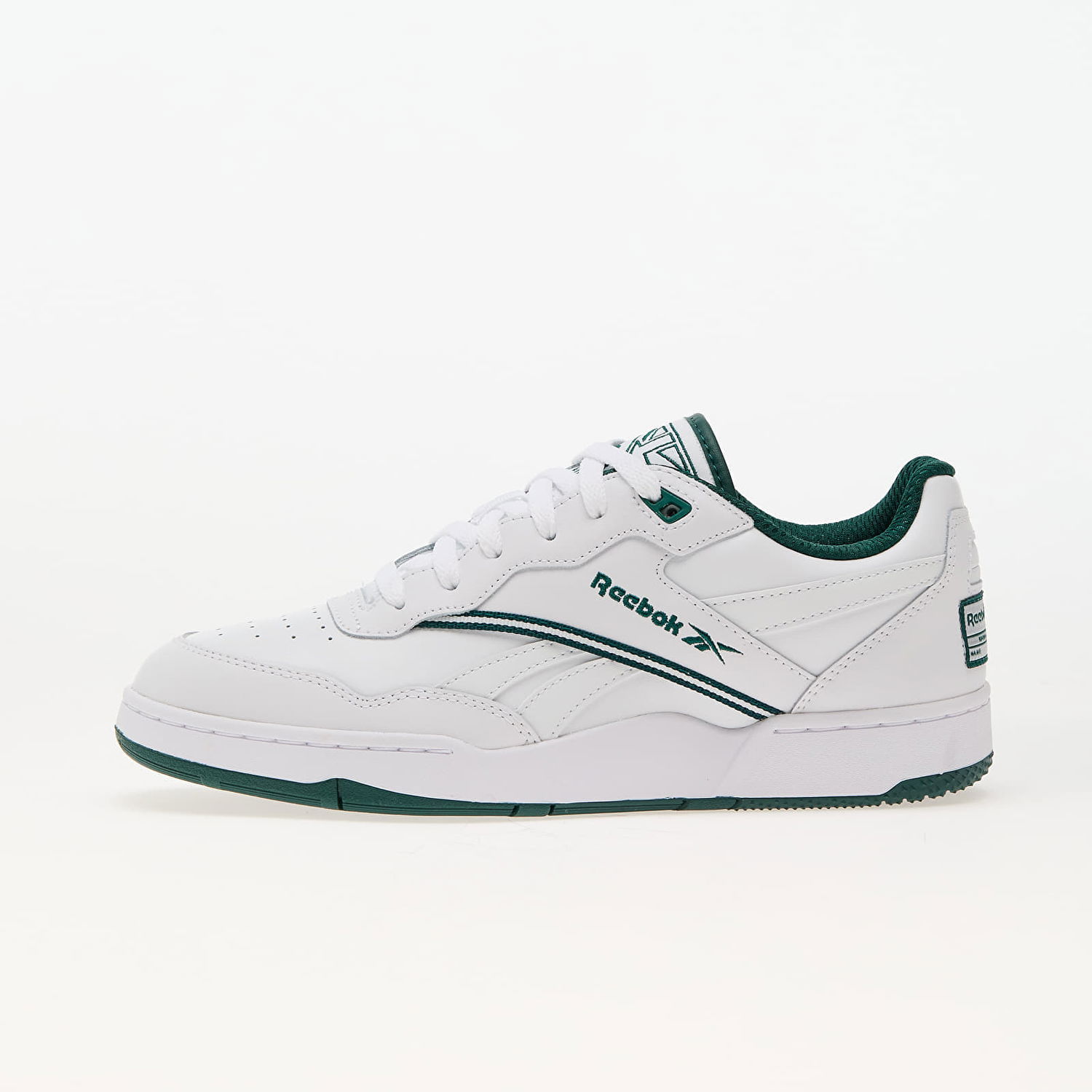 Кецове и обувки Reebok BB 4000 II White/ Collegiate Green Бяло | 100201325, 0