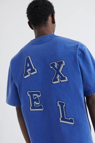Тениска AXEL ARIGATO Typo Embroidered T-Shirt Синьо | A0787005, 5