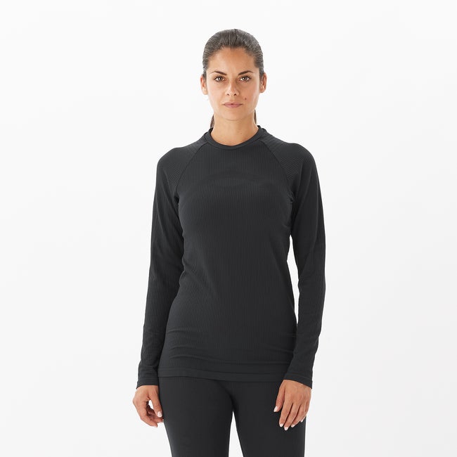 Пуловер Salomon Seamless Thermal Underwear Top Черно | LC2119900, 0