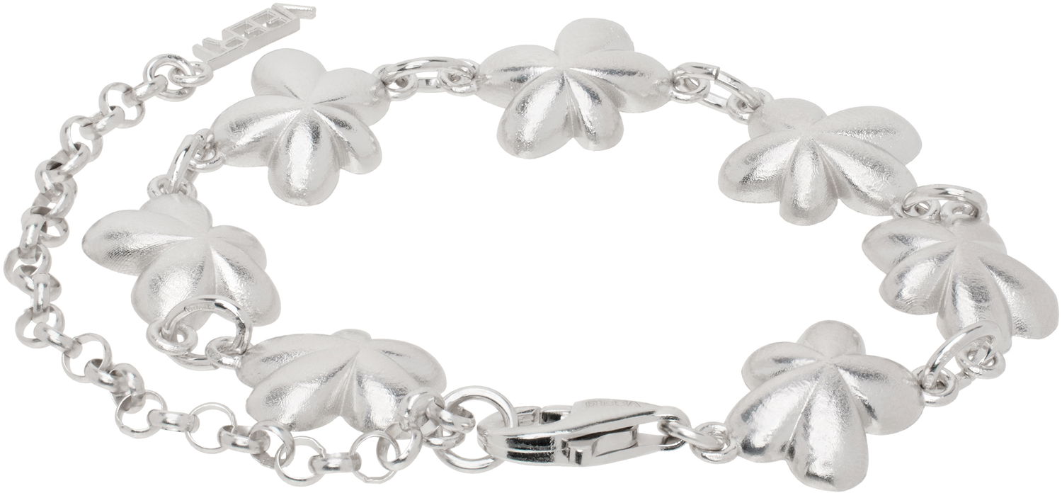 Гривна VEERT Flower Bracelet Бяло | BR02RH-WG, 1