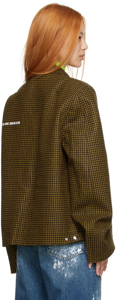 Яке VETEMENTS Wool Zip-Up Jacket Кафяво | VL12JA100Y, 2