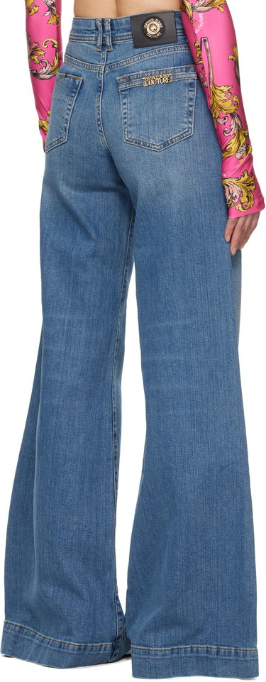 Дънки Versace Versace Jeans Couture Flared Jeans Синьо | E78HAB561_ECDWA8, 2