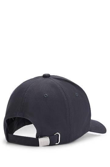Шапка с козирка BOSS BOSS Cotton Twill Cap with Logo Тъмно синьо | 50519219, 1