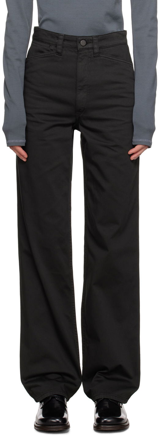 Карго панталони LEMAIRE Lemaire Straight-Leg Trousers Зелено | PA1057 LF1139, 0