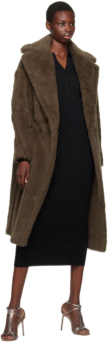 Pокля Max Mara Max Mara Frais Midi Dress Черно | 2421326042600 MM12159, 3