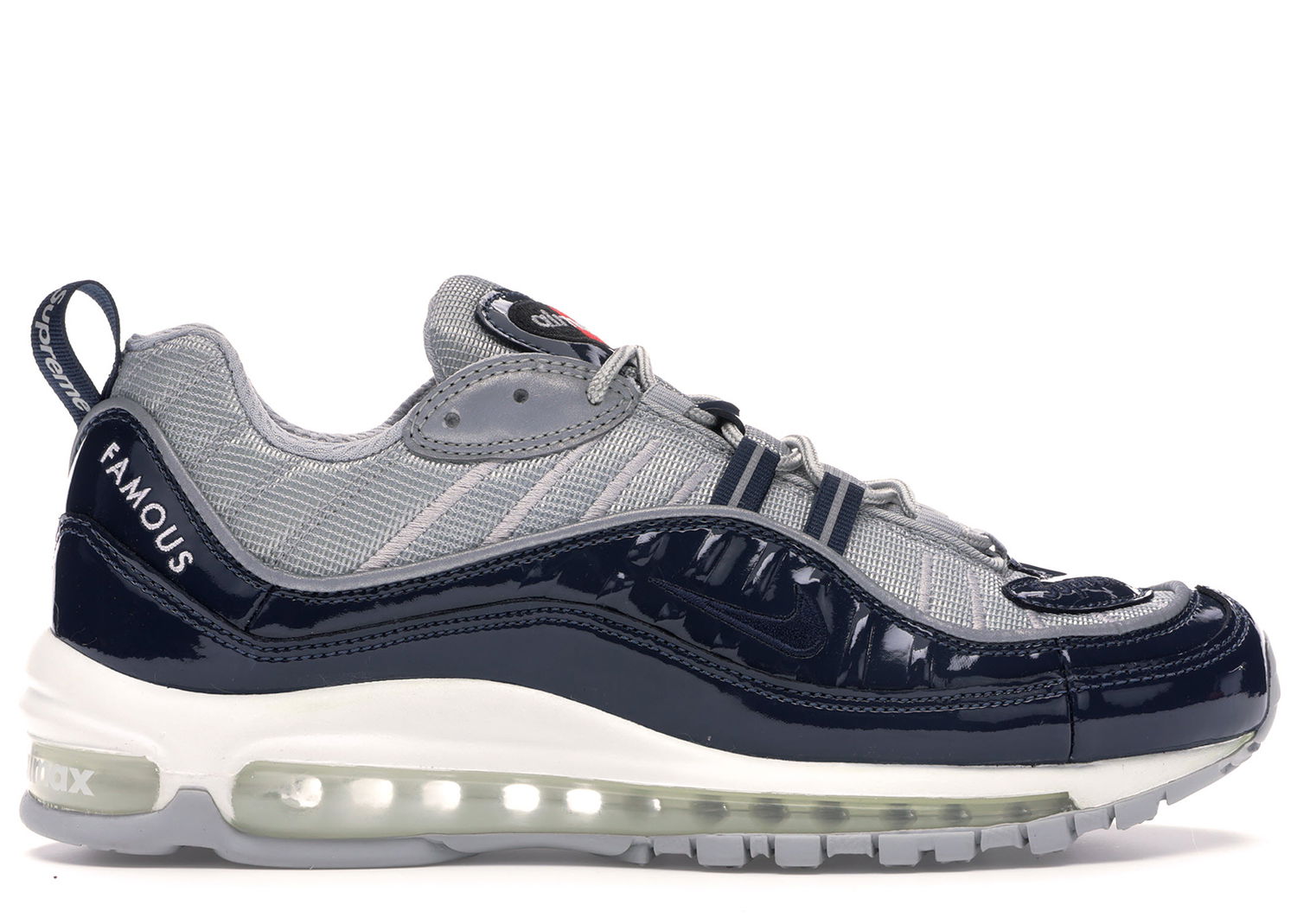 Кецове и обувки Nike Air Max 98 Supreme Obsidian Сиво | 844694-400, 0