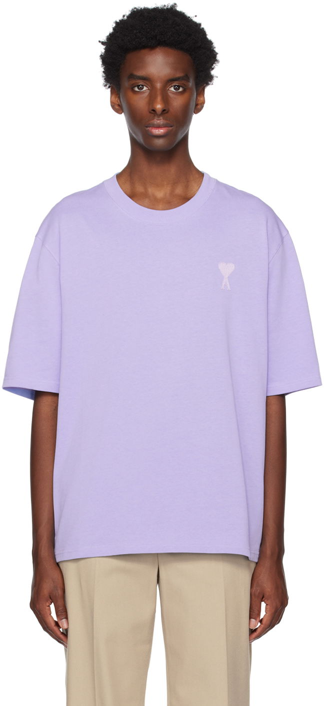 Тениска AMI SSENSE x T-Shirt Лилаво | SPUTS004.726.507, 0