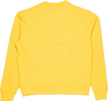 Суитчър adidas Originals Pharrell Williams x Basics Crew Bold Жълто | HI5544, 4
