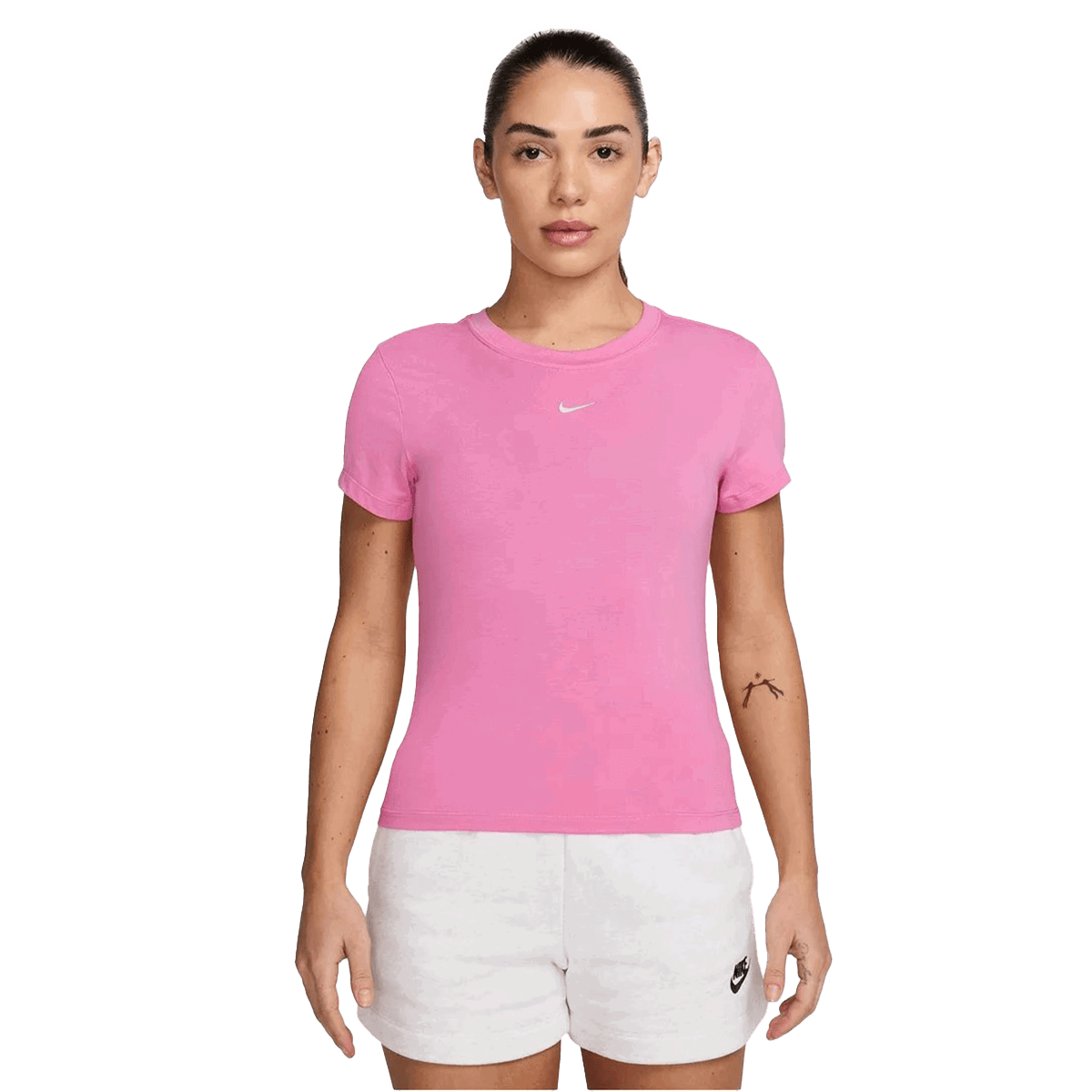 Тениска Nike CHLL KNT MD CRP T-Shirt Розово | FV5508-675, 0