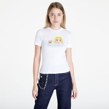 Тениска Chiara Ferragni Mascotte & Matilda T-Shirt Бяло | 73CBHT20CJT04003, 0