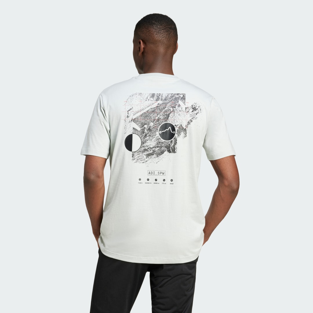 Тениска adidas Performance City Escape Space Graphic T-Shirt Зелено | JI6792, 1