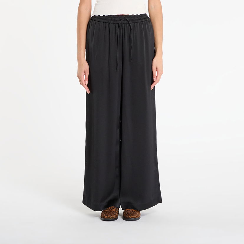 Панталони Samsoe Samsoe Sahelena Wide-Leg Drawstring Trousers Черно | F24300151_CLR000021