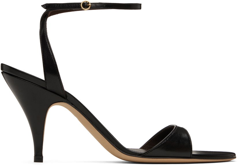 Аксесоари The Row The Row Vika Ankle Strap Heeled Sandals Черно | F1584-SL1