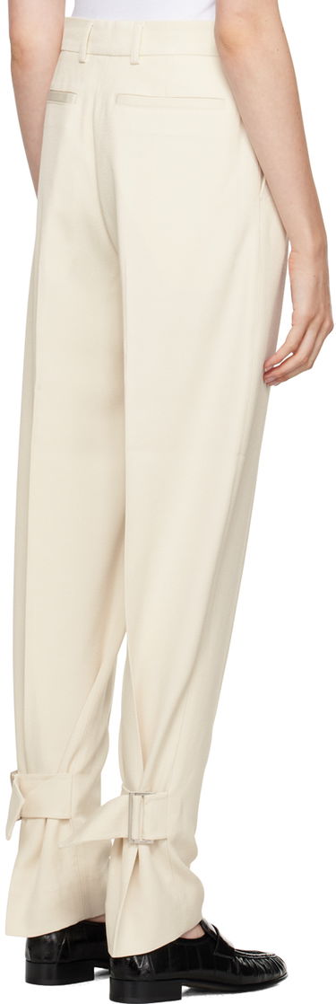 Панталони TOTEME TOTEME Buckled Slouch Trousers Бежово | 244-WRB0213-FB0315, 2