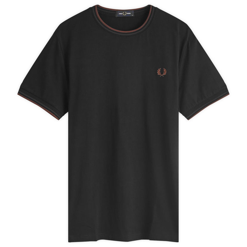 Тениска Fred Perry Twin Tipped T-Shirt Черно | M1588-W68