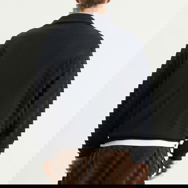 Поло тениска LES TIEN Thermal Banded Long Sleeve Polo Черно | TH-1156-FBLK, 3