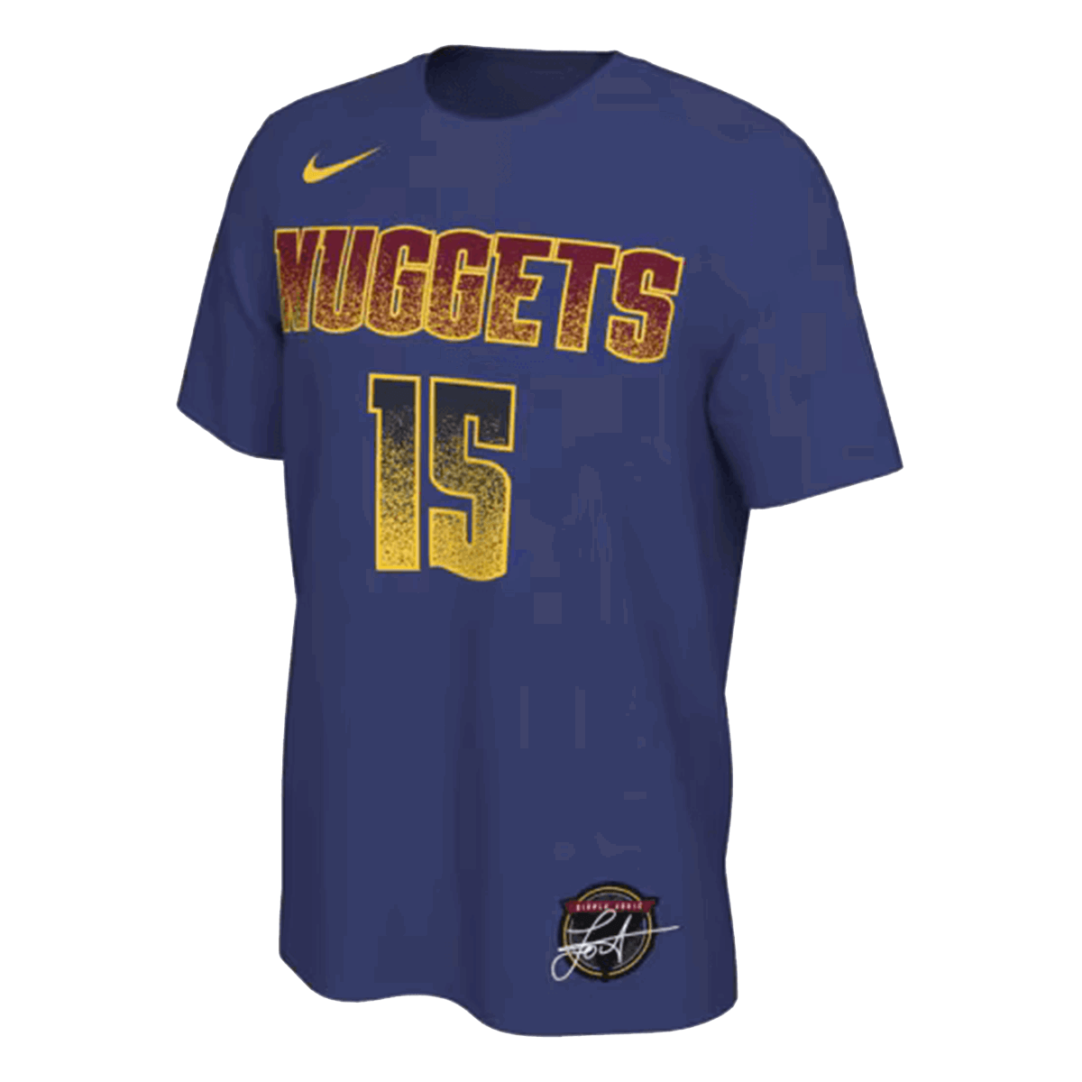Тениска Nike Denver Nuggets Select Series Name & Number T-Shirt Синьо | HQ1316-495, 0