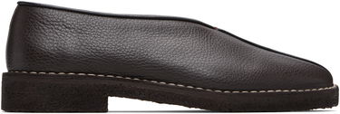 Кецове и обувки LEMAIRE Piped Crepe Loafers Кафяво | FO0247 LL205, 0
