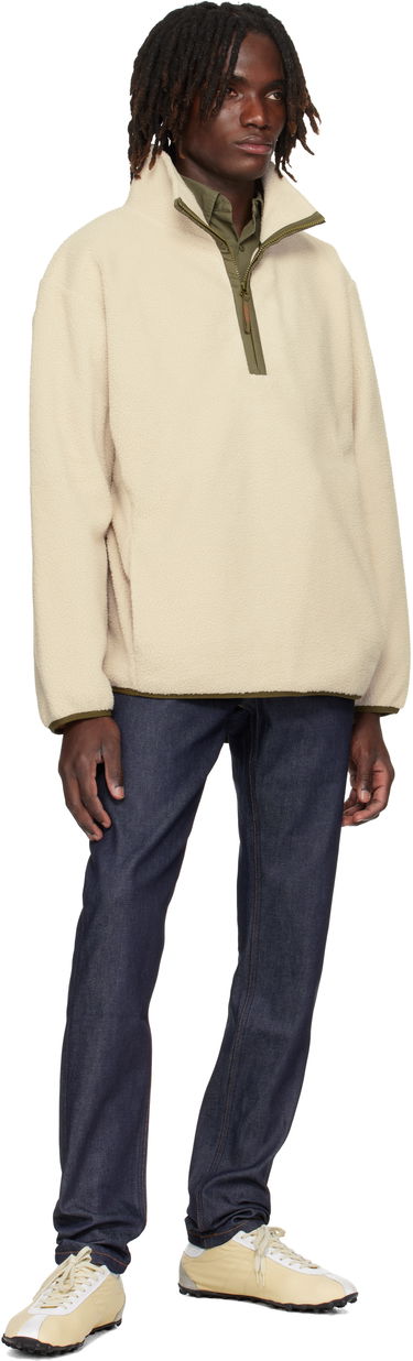 Пуловер A.P.C. A.P.C. Willy Fleece Pullover Бежово | PSAIF-H27990, 3