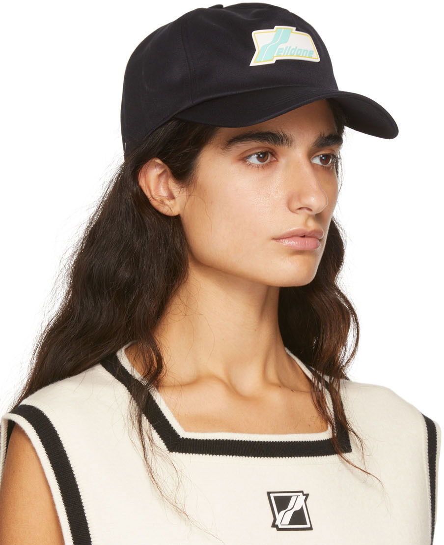 Шапка с козирка We11done We11done Logo Baseball Cap Черно | WD-AH1-22-409-U-NV, 1