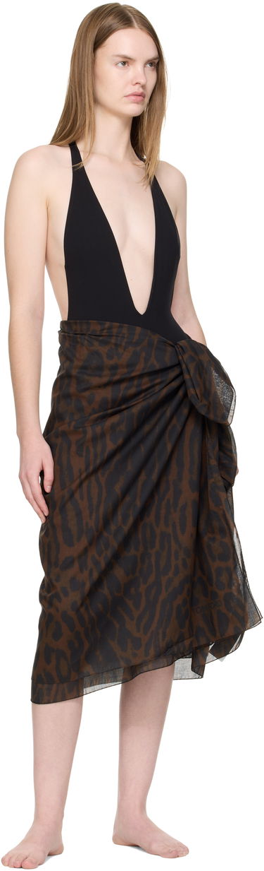 Бански Tom Ford Tom Ford Pareo Wrap Cover-Up Skirt Кафяво | PAR001-FAP244, 3