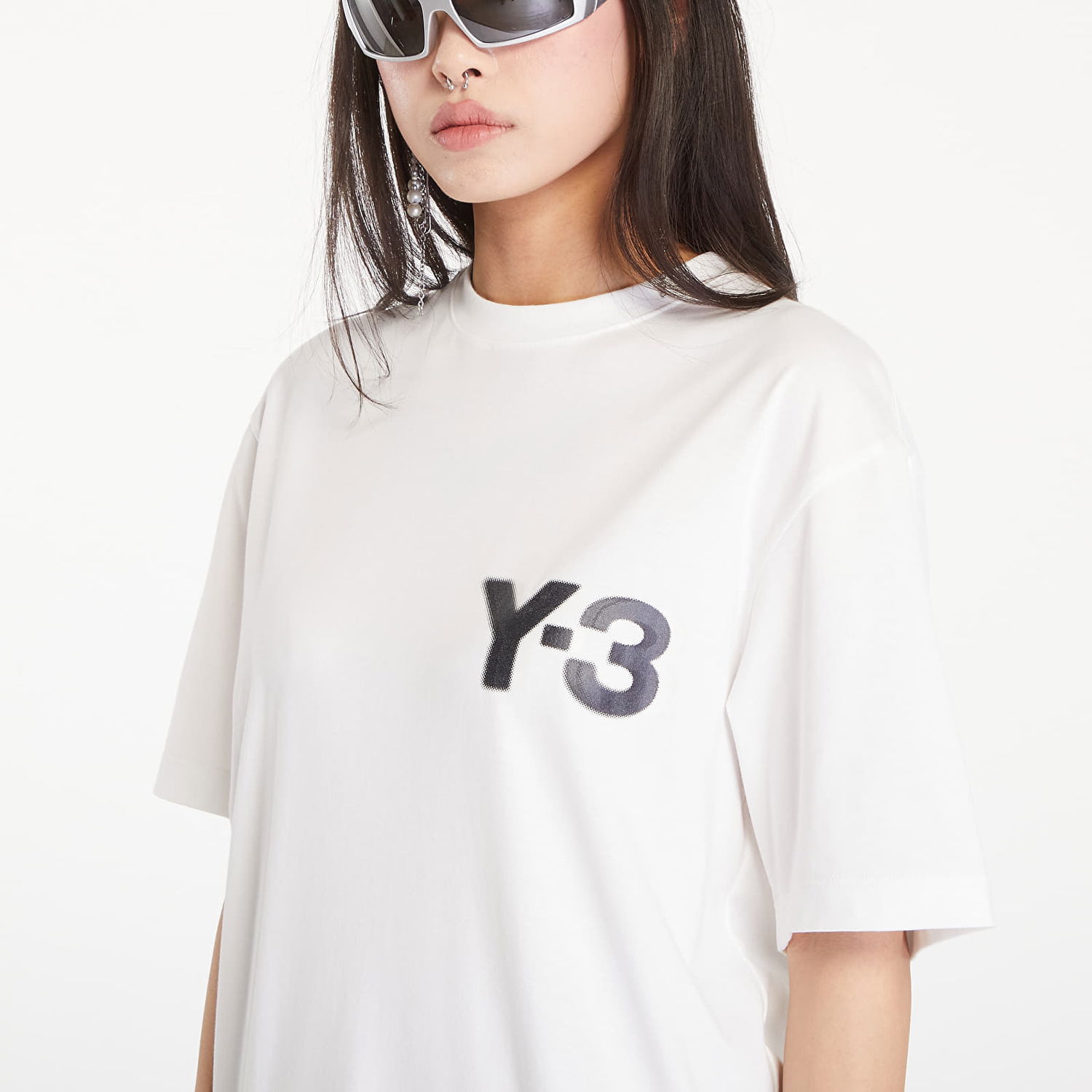 Тениска Y-3 Logo Short Sleeve Tee UNISEX Core White Бяло | JE9281, 1