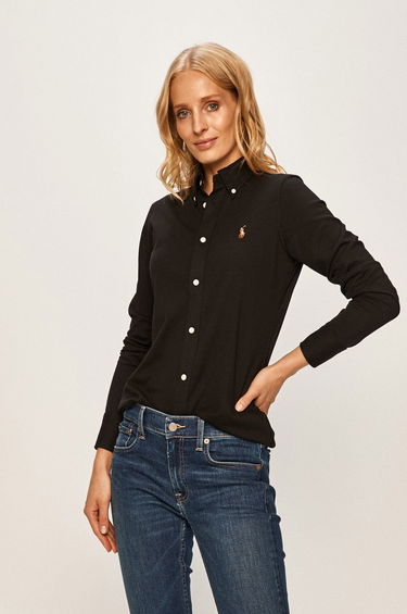 Риза Polo by Ralph Lauren Polo Ralph Lauren Regular Fit Classic Collar Shirt Черно | 211664427010, 0