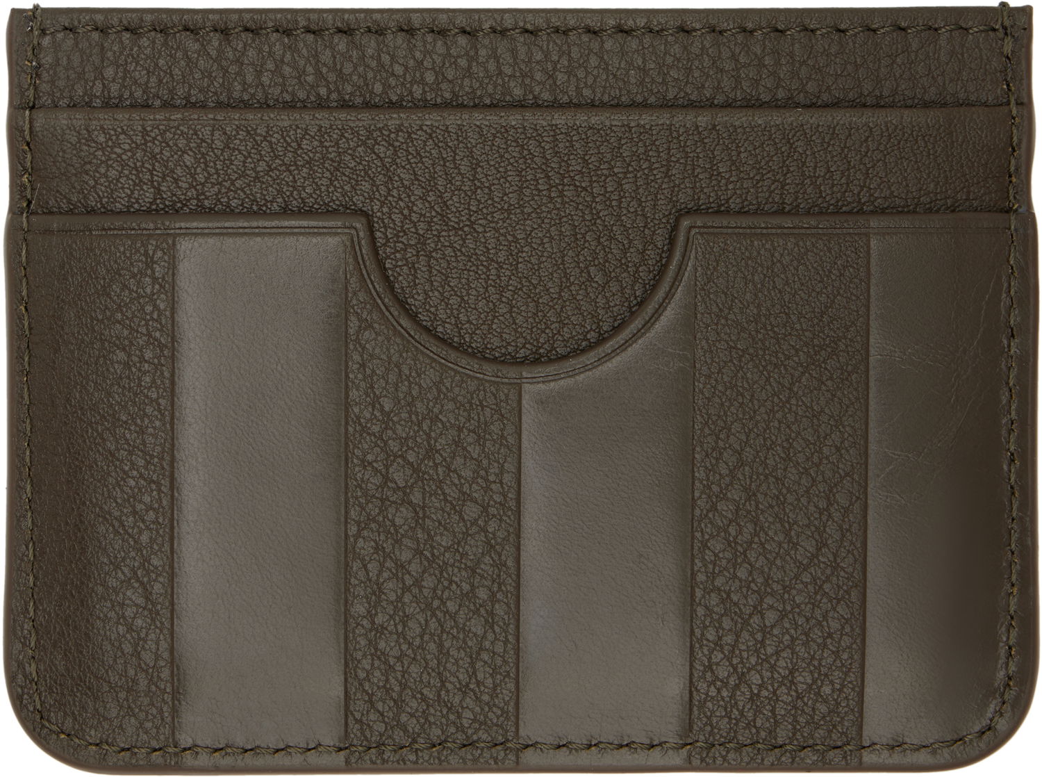 Портфейл AMI AMI Leather Midi Card Holder Кафяво | USL007.AL0090, 1