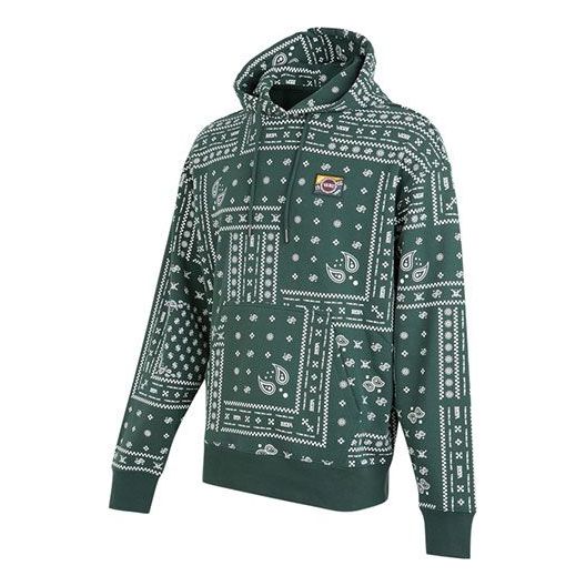 Суитчър Vans Cashew Pattern Full Print Pullover Зелено | VN0A5H8DCX9