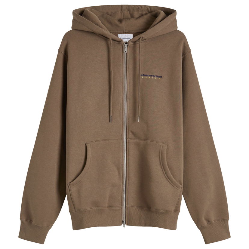 Суитчър thisisneverthat DSN Zip Up Hoody Brown Кафяво | TN243TSWHZ01-BRN