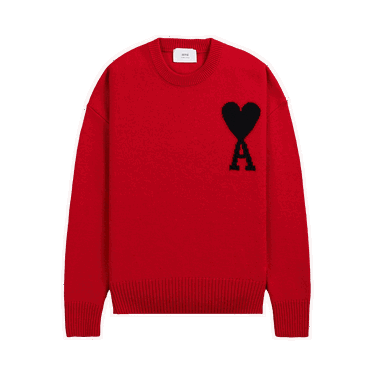 Пуловер AMI ADC Crewneck Червено | UKS002 018 605, 0