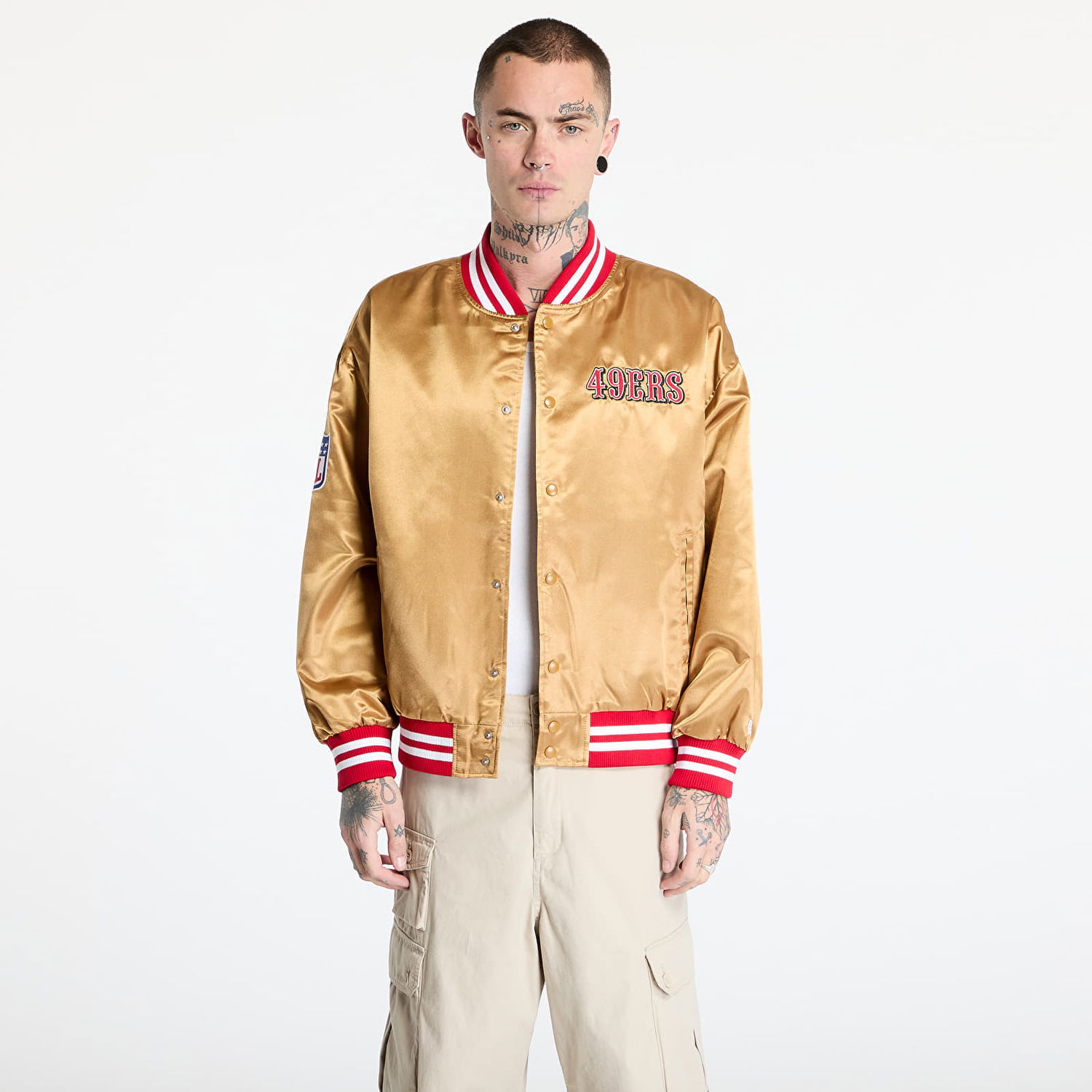 Яке бомбър New Era Satin Bomber Jacket Жълто | 60580609, 0