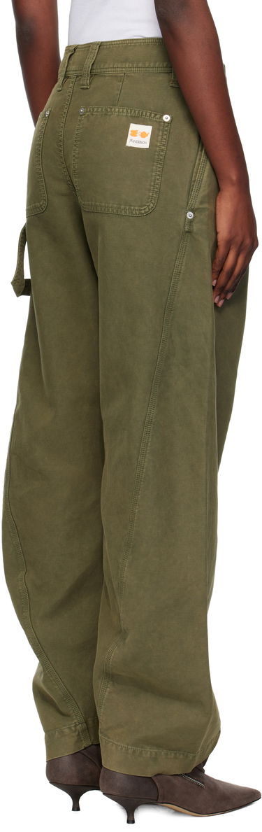 Панталони JW Anderson JW Anderson Twisted Seam Trousers Зелено | TR0417-PG1600, 2