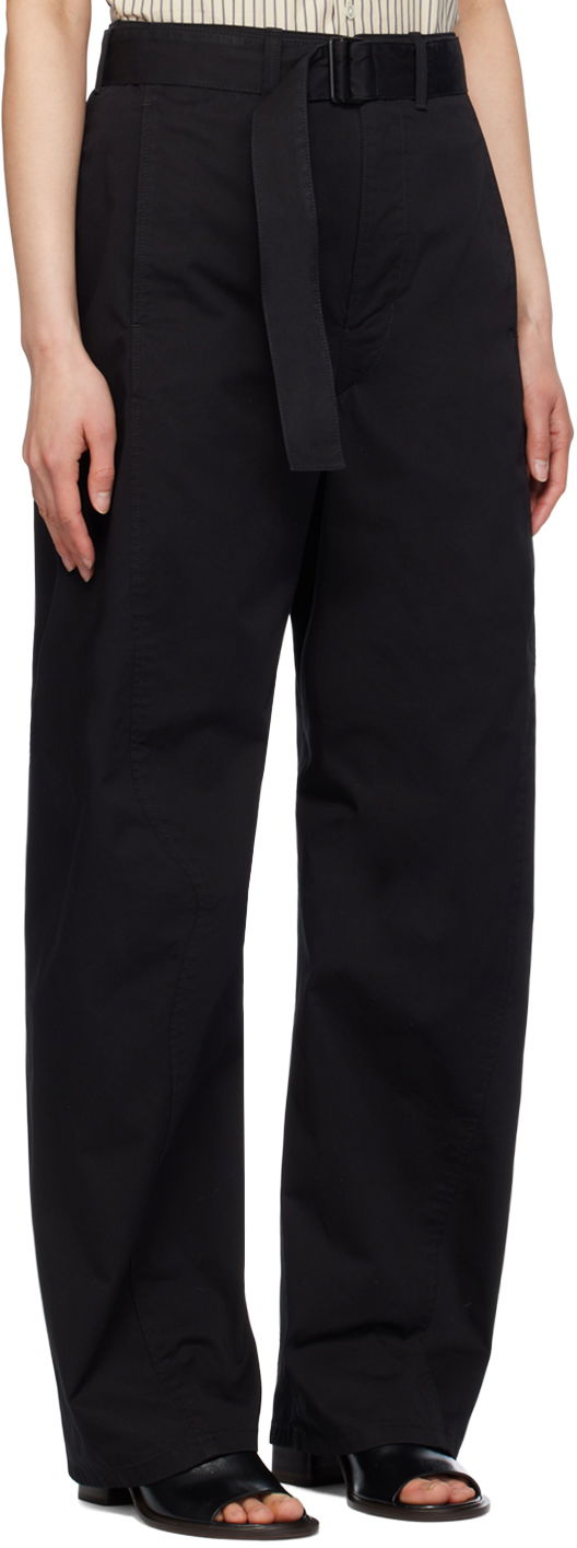 Карго панталони LEMAIRE Twisted Wide Leg Trousers Черно | PA1004 LF1255, 1