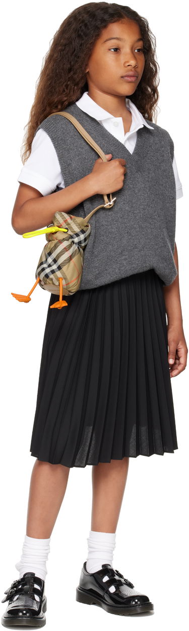 Чанта през рамо Burberry Bottle Bag Duck Nylon Бежово | 8089351, 3