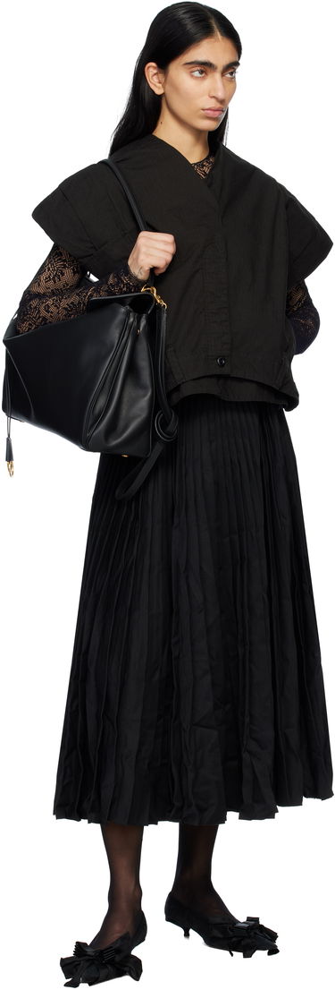 Голяма пазарска чанта Balenciaga Large Rodeo Leather Shoulder Bag Черно | 789744 2AA4V, 3