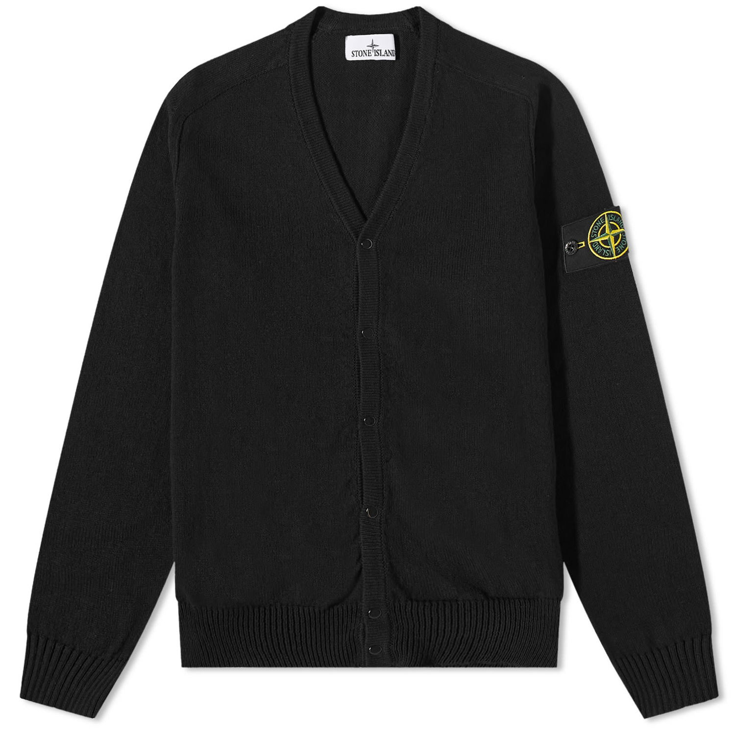 Пуловер Stone Island Raw Hand Cotton Knitted Cardigan Черно | 7815527D3-V0029, 0