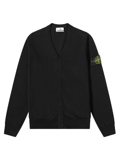 Пуловер Stone Island Raw Hand Cotton Knitted Cardigan Черно | 7815527D3-V0029