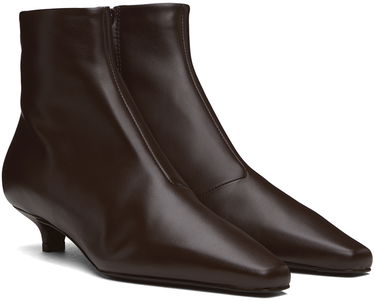 Кецове и обувки TOTEME Slim Ankle Boots Кафяво | 244-WAS931-LE0002, 3