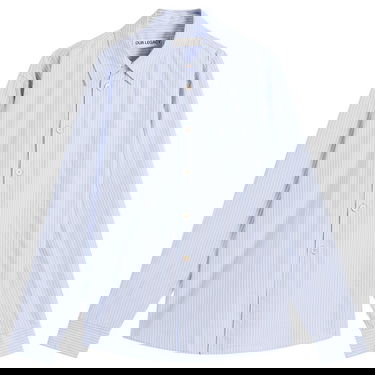 Риза OUR LEGACY Beyond Shirt Typewriter Stripe Poplin Синьо | M4252BS, 1