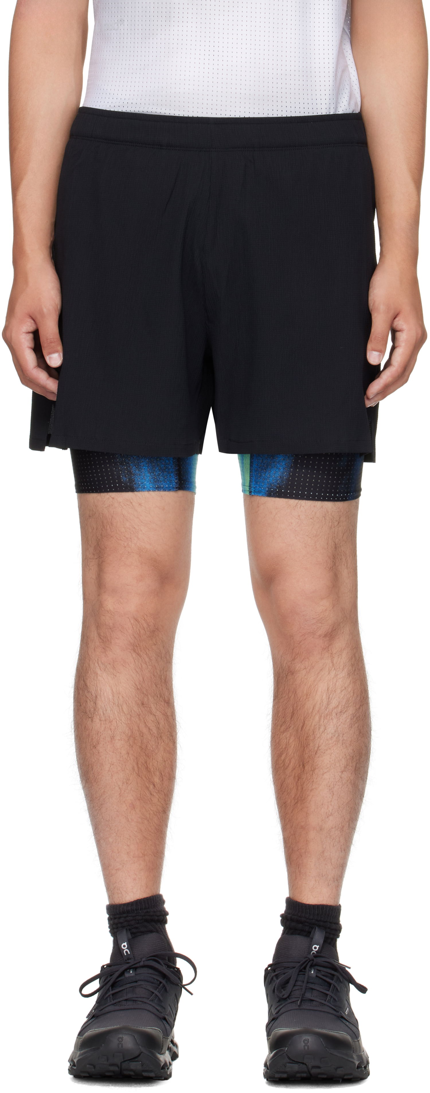 Къси панталони On Running Pace 2-in-1 Running Shorts Черно | 1MF10813398, 0