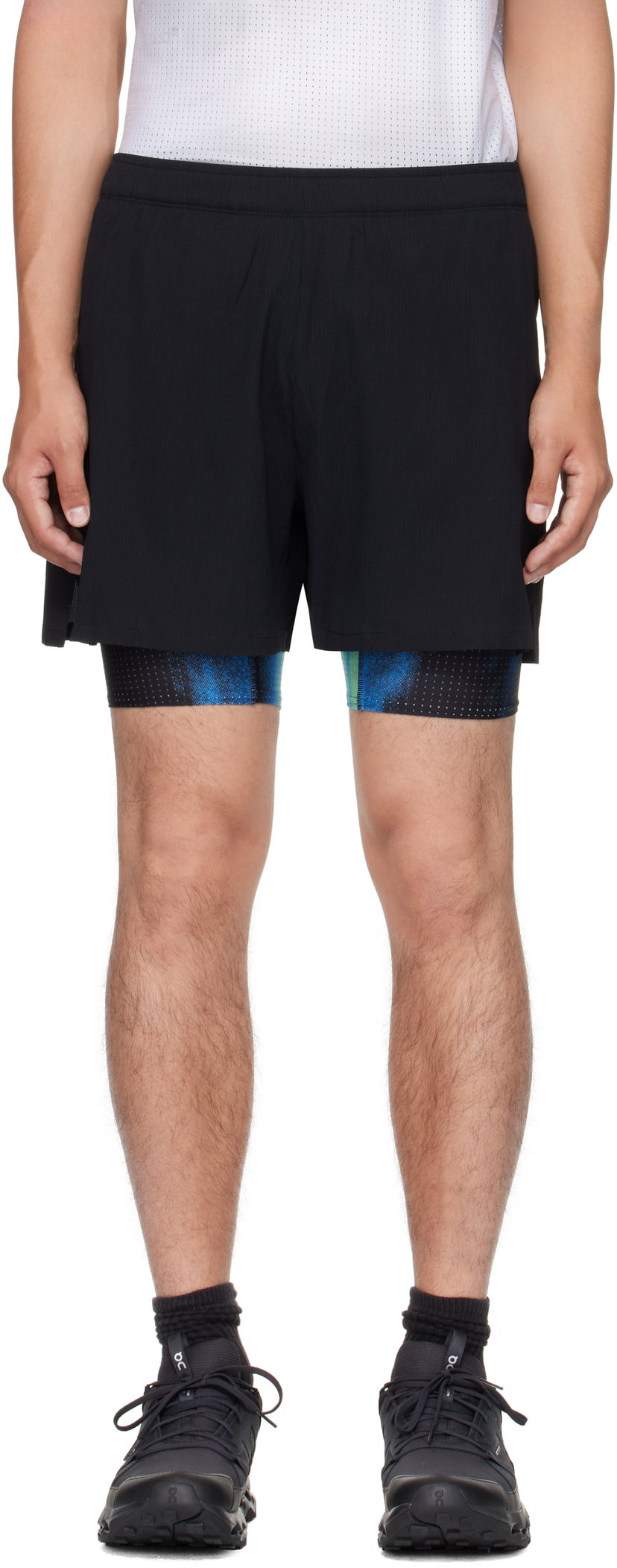 Къси панталони On Running Pace 2-in-1 Running Shorts Черно | 1MF10813398