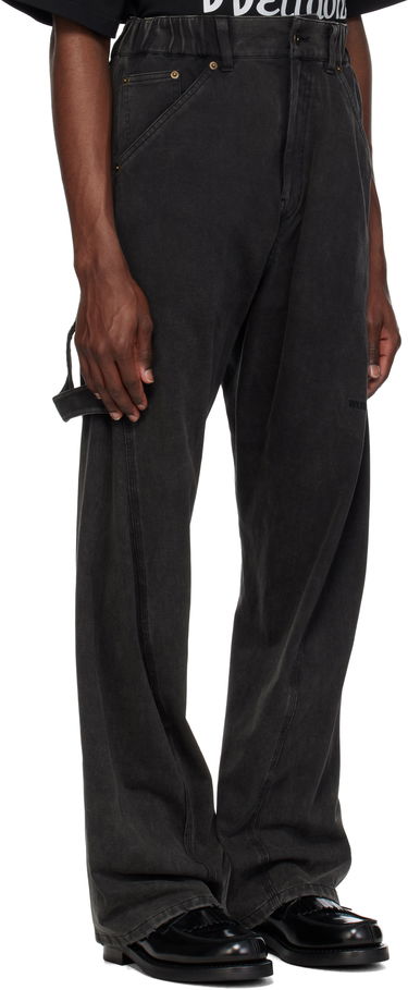 Карго панталони We11done We11done Twisted Work Trousers Черно | WD-TA0-25-723-U-BK, 1