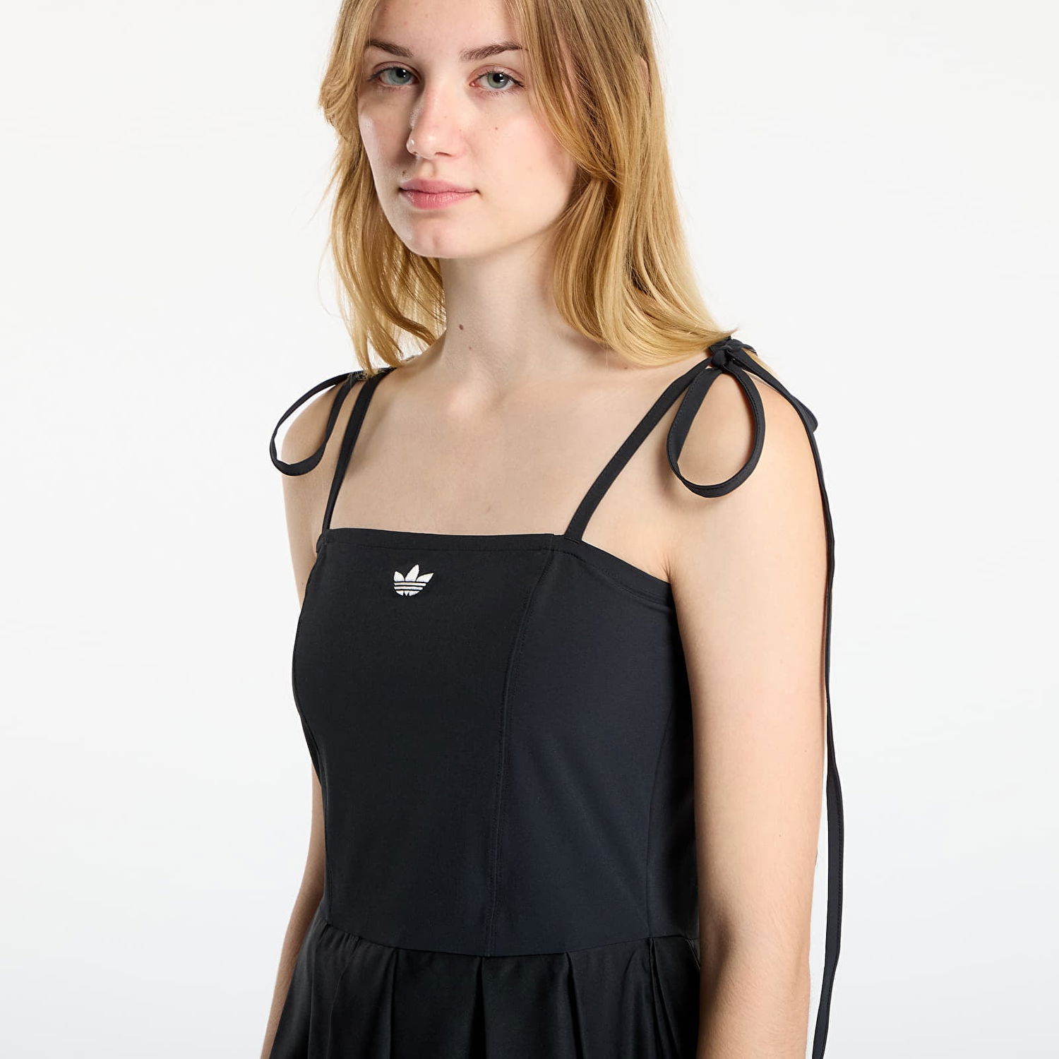 Pокля adidas Originals Ribbon Pleated Mini Dress Черно | JW0115, 1